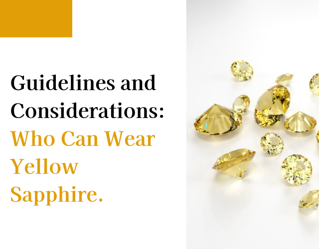 Who can wear yellow sapphire